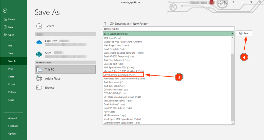 file formate 4-wpdki pro